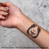 4 x 'Happy Guinea Pig' Temporary Tattoos - Water Resistant,