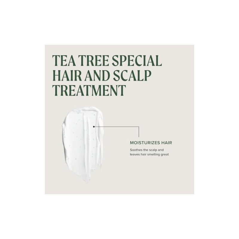 Tea Tree Hair and Scalp Treatment, mascarilla hidratante, para cabello