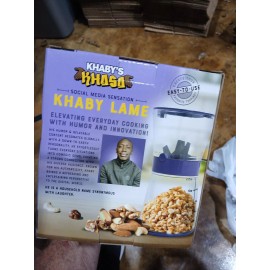 Khaby's Khasa Manual Nut Chopper Easy Crank Handle Dishwasher Safe Non-Skid Base