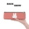 Miffy Pencil Case, Large Capacity, Pencil Case, Multi-functional, Stylish, Leather,