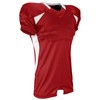 CHAMPRO Huddle Stretch Polyester Dazzle Jersey Scarlet, White, X-Large