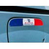 Tricolor Fuel Lid Cover Caution Sticker for Luno Kangoo