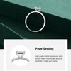 Bellitia Jewelry White Gold Plated 925 Sterling Silver Solitaire Wedding