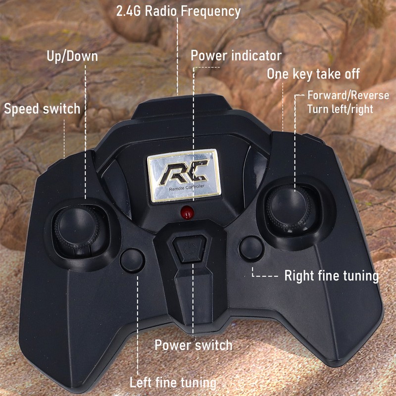 3.5 Channel RC Helicopter Toy 2.4Ghz USB Rechargeable Hovering Realistic
