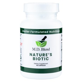 M.D. Blend Nature’s Biotic - Expert Formulated Supplement - Immune Functions & System Wellness - Key Vitamins & Minerals - Powerful Berberine, Oregano, Garlic, Magnesium, Zinc - 90 Capsules