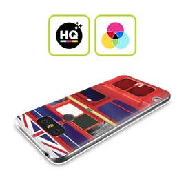 Head Case Designs London Bus I Love London Soft Gel Case and Matching Wallpaper Compatible With LG K51S