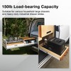 REGUDA Heavy Duty Locking Drawer Slides Full Extension Runners with