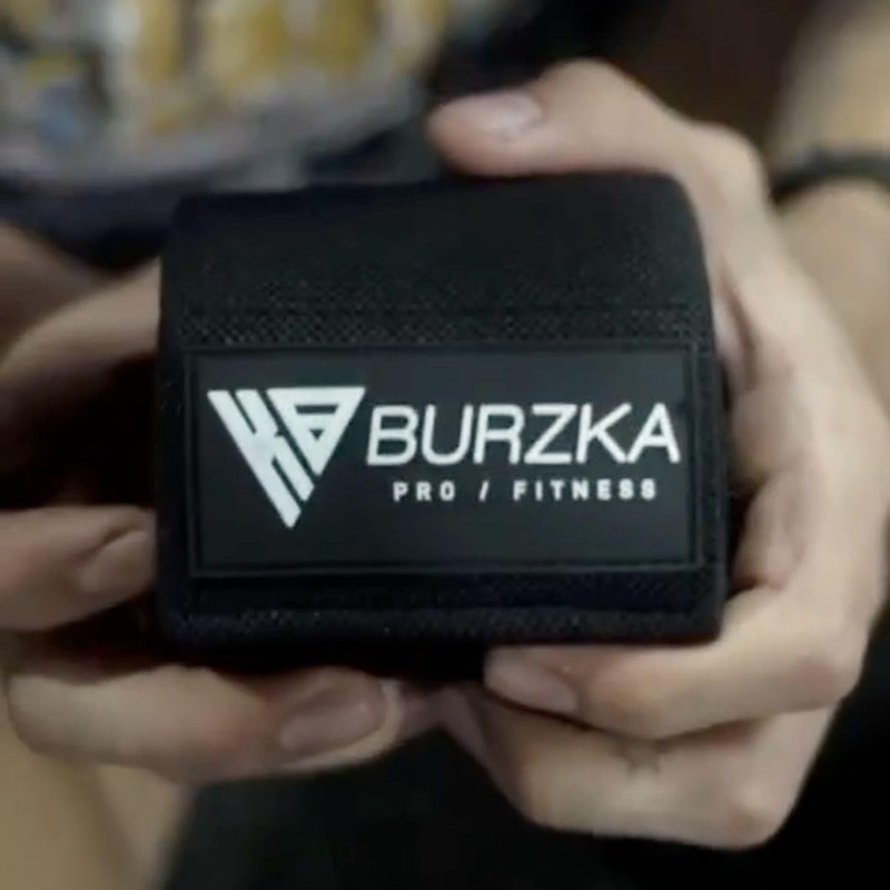 BURZKA Knee Wraps Rodilleras Venda Compresion Elastica Gym Profesionales Para
