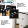 Goldenwarm Furniture Handle Bar Handle Brushed Stainless Steel Cupboard Handles