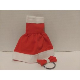 Handmade 14' Doll Clothes made to fit Wellie Wisher- Party Dress & Hair Bow-        B41