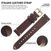 BSIONSTRAP Antique Watch Bands for Men, Italian Leather, Quick Release