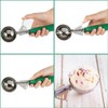 Yosoo 1Pcs Stainless Steel Fruit Ice Cream Mashed Potato Scoop
