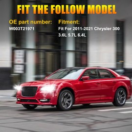 HID Ballast for 2011-2021 Chrysler 300 3.6L/5.7L/6.4L - Xenon Headlight Ballast Replacement (OE W003T21971) - Includes Bulb & Wiring Kit - Direct Fit, Waterproof, Durable Aluminum Construction