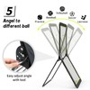4*7Ft Baseball Rebounder, Adjustable Lacrosse rebounder with 5 Angles, Stable