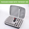 Battery Organizer Storage Holder Case Box with Tester Checker BT-168.