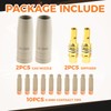 14Pcs 0.8mm KP1939-1 15AK Mig Welding Torch Nozzle Tips Kit