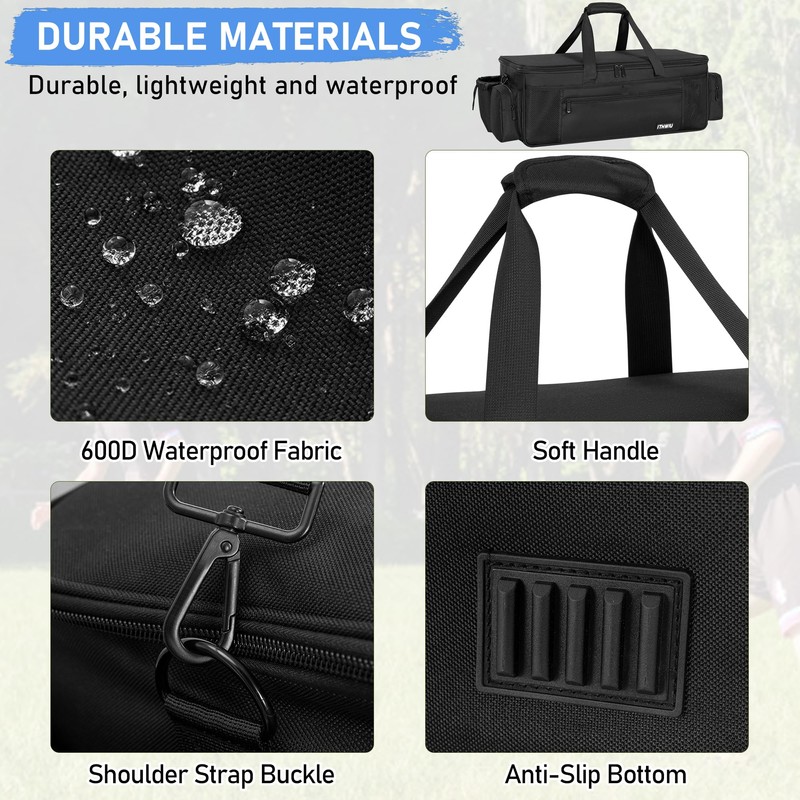 Disc Golf Storage Bag 25 X 10.2 X 10.2 Inch