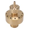 Copper Double Column Fountain Nozzle Music Fountain Landscape Scenery Nozzle