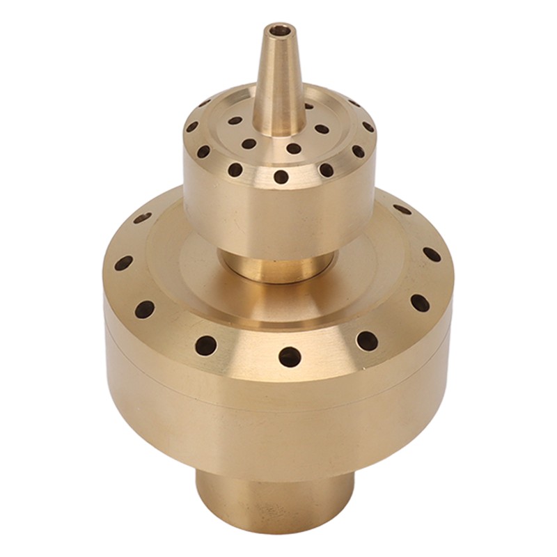 Copper Double Column Fountain Nozzle Music Fountain Landscape Scenery Nozzle
