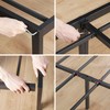 Olee Sleep 18 Inch Heavy Duty Steel Slat Anti-Slip Support,