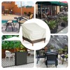 Garden Chair Cover Waterproof 210D Protective Cover for Garden Chairs,