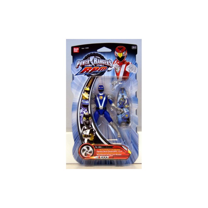 RPM Action Skateboard Power Rangers Eagle Figur voll beweglich