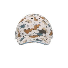 Sterntaler Jungen Baseball-Cap Dinolo Baseballkappe, Silber, 47