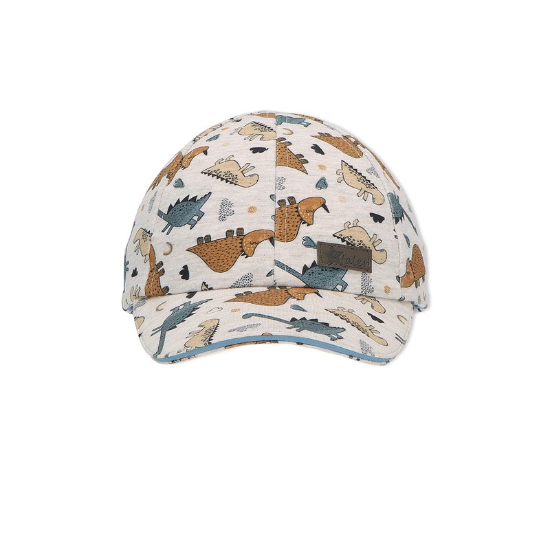 Sterntaler Jungen Baseball-Cap Dinolo Baseballkappe, Silber, 47