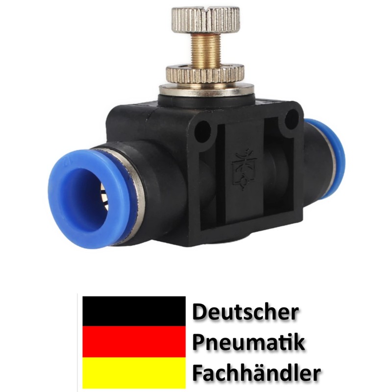 Throttle Check Valve 4 mm Push in Quick Connector Throttle
