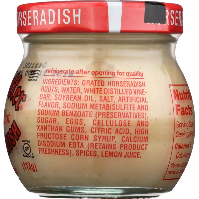 Inglehoffer Extra Hot Horseradish, 4 Ounce Jar