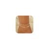 VIROMY Gold Ankle Bracelets for Women Waterproof, 14k Gold Plated