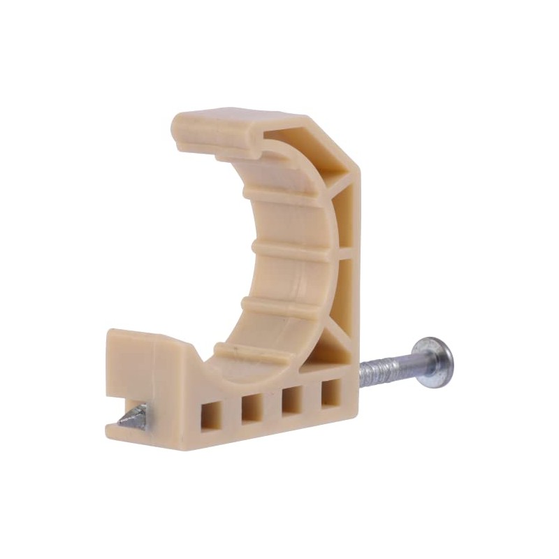 HoldRite 1 Inch Half S-Nail Clamp, 10 Pack, Pipe Support,