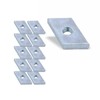Slot Nut | Threaded Plate Rhombus 20 x 13 x