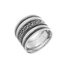 Silverly Men's Women's 925 Sterling Silver Barrel Celtic Braid Twisted
