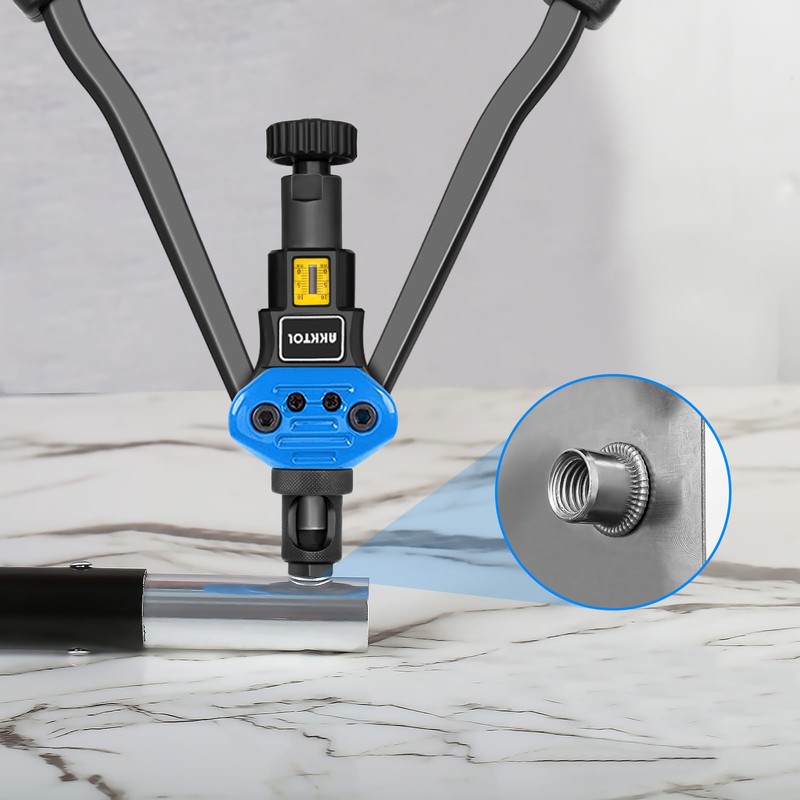 AKKTOL Rivet Nut Set, 120 Piece Threaded Sleeve Set, Universal