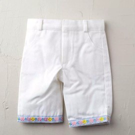 Factory Direct Craft Tallina's White Capri Doll Pants | 3 Pieces