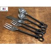 Twist and Shout Stainless Steel Flatware Set Service for Persion