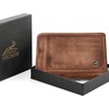 Fa.Volmer Men's Leather Wallet with RFID Protection - Extra Sturdy