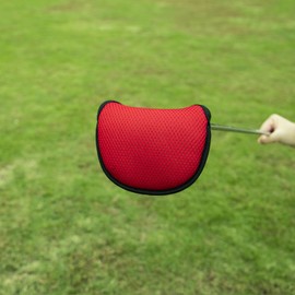 Golf Putter Cover, mazo Putter Headset de Malla de Golf Putter Headset de Golf con Cinta mágica Heel Shaft RH LH se Adapta a Todas Las Marcas Putter