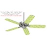Wavey Sage Green - Ceiling Fan Skin Kit fits most