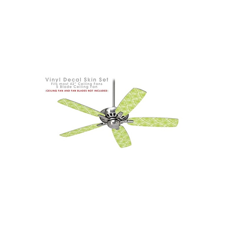 Wavey Sage Green - Ceiling Fan Skin Kit fits most