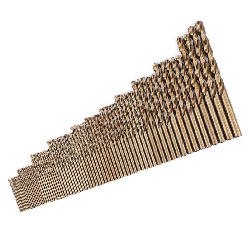 74pc M35 Cobalt Drill Bit Set HSS-CO Twist Drills Bit