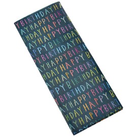Navy Happy Birthday Tissue Paper