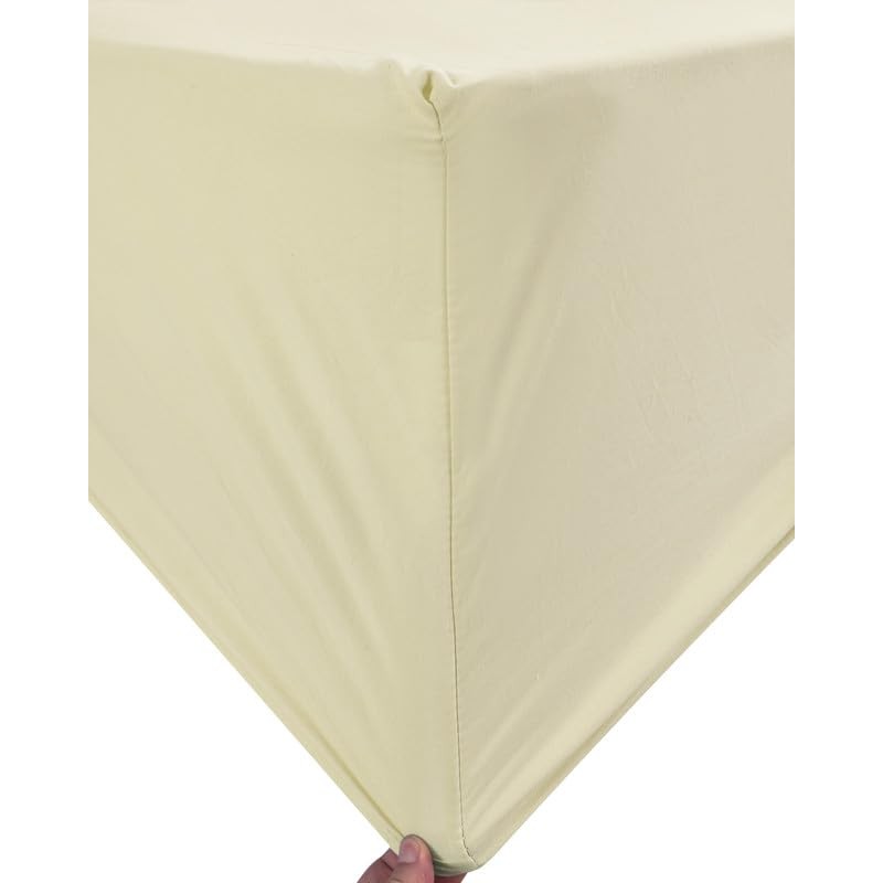 WEAVERS: Extra Deep Fitted Sheet - Super Soft Luxurious Microfiber,