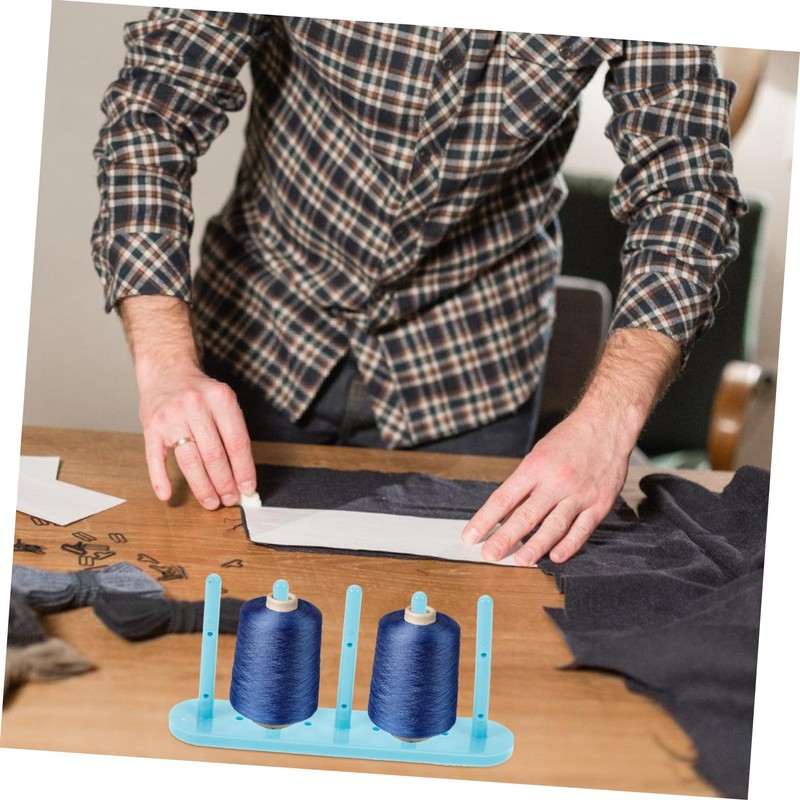 KONTONTY Magnetic Bobbin Holder Spool Thread Rack Thread Organizer Rack