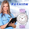 Avaner Nurse Wrist Watches Pulsometer Silicone Band Easy to Read