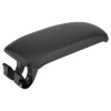 Unbranded Car Black Leather Center Console Armrest Lid Cover For