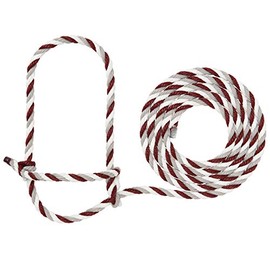 Weaver Leather Cattle Rope Halter, Maroon/Gray/White, 35-7900-67, 35-7900-67, 35-7900-67, 35-7900-67