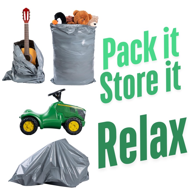 10 Large Mailing Bags 24" x 36" Grey Large Postage