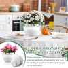Sunnychicc 4 Set 6 Inches African Violet Pots Self Watering
